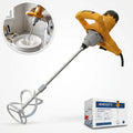 Misturador elétrico amarelo de 1200W e haste, modelo 220V